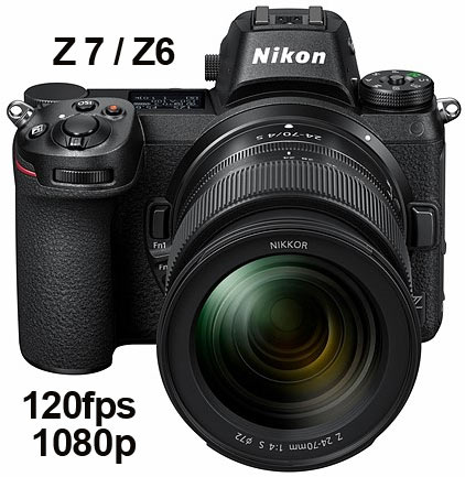 Nikon Z7 and Z6 Mirrorless