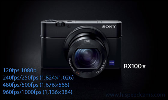 sony rx100 v cam frame rates