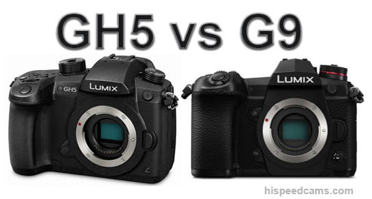Lumix GH5 vs G9 High Speed