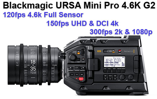 Blackmagic URSA Mini Pro 4.6K G2